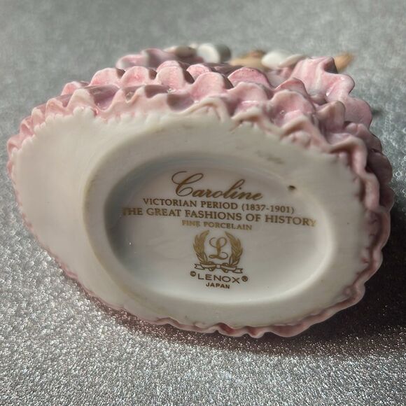 The Great Fashions of History CAROLINE Victorian Period by Lenox. KK326 - Picture 6 of 6